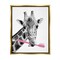 Stupell Industries Funny Animal Bathroom Toothbrush Framed Floater Canvas Wall Art